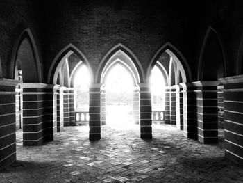 View of arched structure