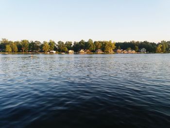 Scenic view of lake