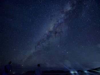 Low angle view of stars in sky