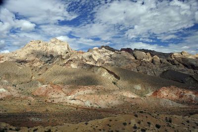 Scenic view of mountain against sky