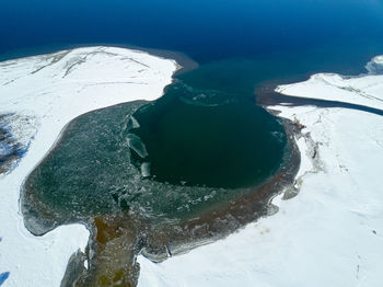 Aerial view of sea