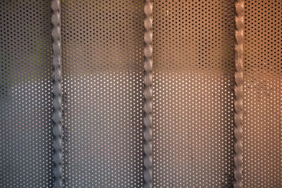 Full frame shot of metal grate