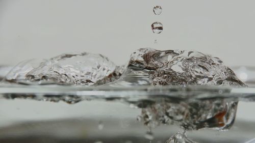 Close-up of splashing water