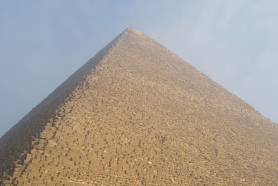 Low angle view of pyramid