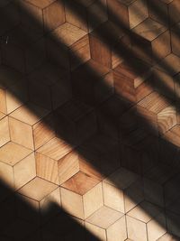 Full frame shot of tiled floor