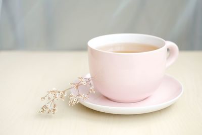 Close-up of drink on table