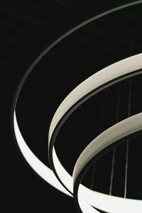 Close-up of spiral staircase