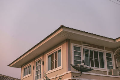 Low angle view of building against sky