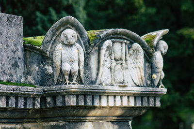 Statue of old temple