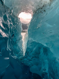 Full frame shot of frozen sea