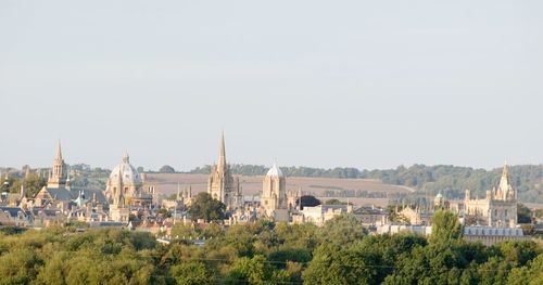 View of cityscape against sky