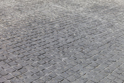 Full frame shot of cobblestone street