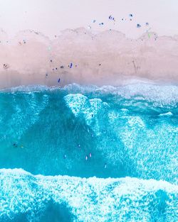 Aerial view of beach