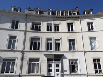 Low angle view of building against sky