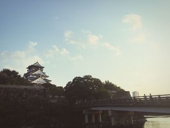 Built structure with trees in background