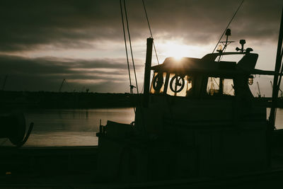 Boat in sea