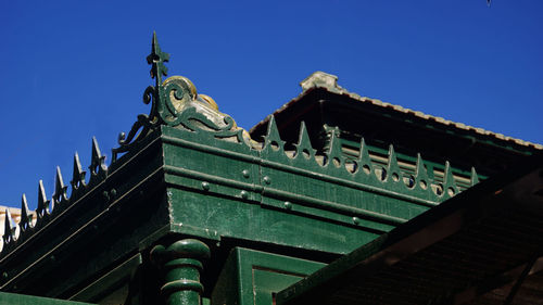 Low angle view of temple