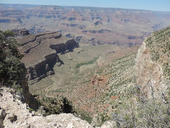 High angle view of a landscape