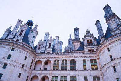 Low angle view of historical building against sky