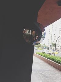 Illuminated city at night