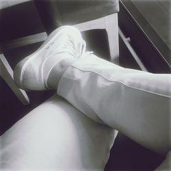 Low section of woman