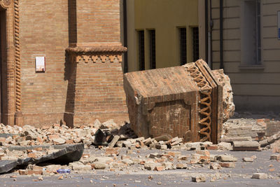 Church destroyed by earthquake