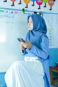 blue