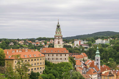 View of buildings in city