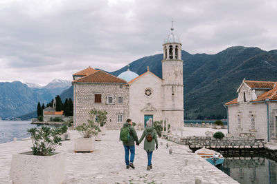 Low angle view of church