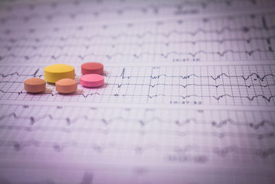 Close-up of pink paper