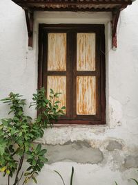 Window of old building