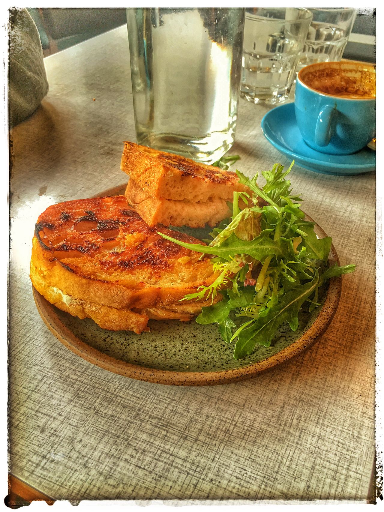 Borough fried cheese sandwhich