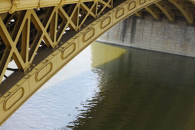 View of bridge over river