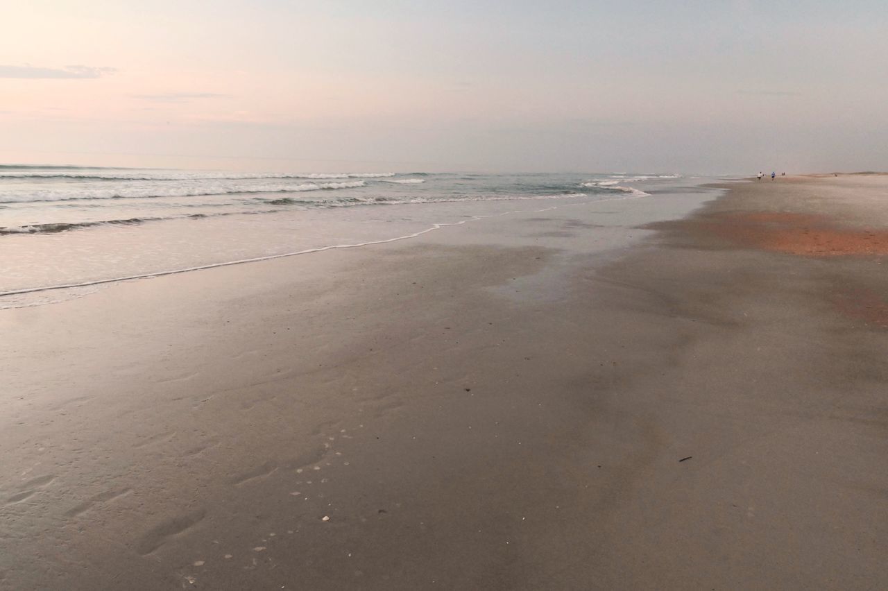 SCENIC VIEW OF SEA DURING SUNSET