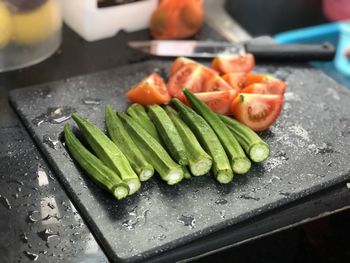 Close-up of fresh vegetables