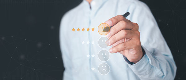 Midsection of man holding ice cream cone