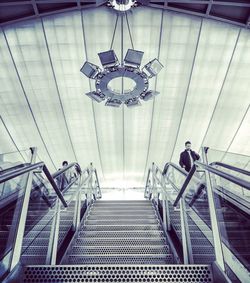 Low angle view of ceiling
