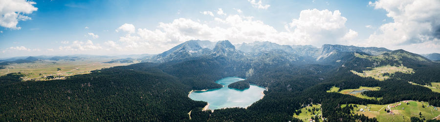 Panoramic view of landscape against sky