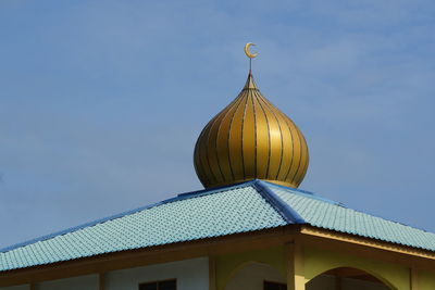 Low angle view of church against sky