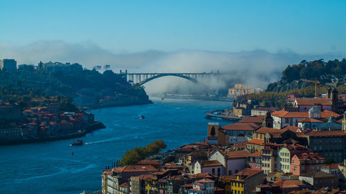 View of city at waterfront