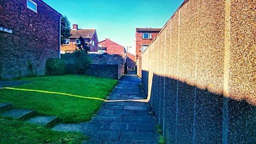 Walkway leading to building