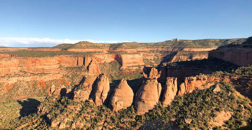 Views from the colorado national monument national park near grand jun