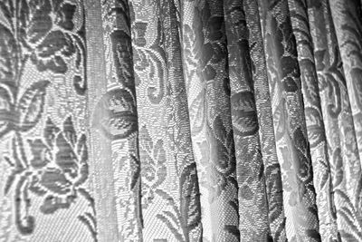 Full frame shot of curtain