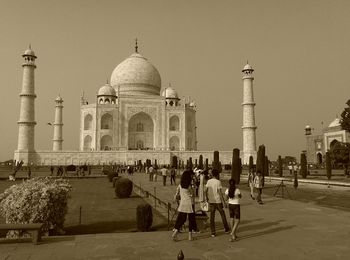 Facade of taj mahal