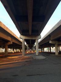 Empty corridor of building