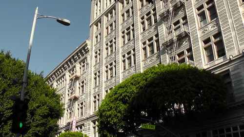 Low angle view of building against sky