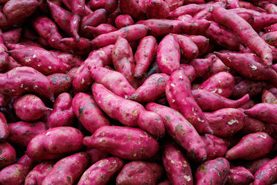 Full frame shot of vegetables for sale at market stall