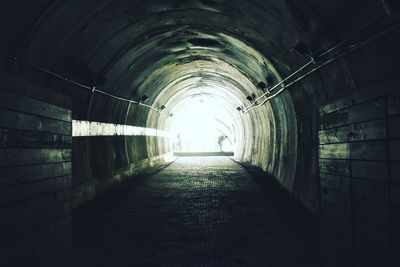 Illuminated tunnel