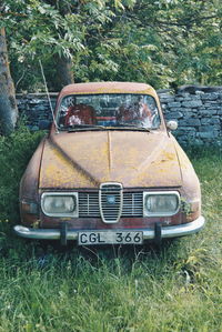 Car on road