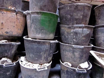 Close-up of market stall